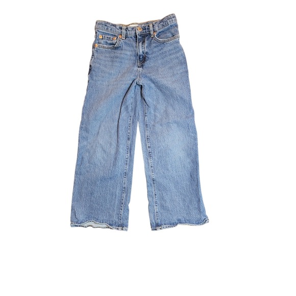 Levi's Other - Levi's High Rise Baggy Jeans Kids 8 Regular Blue Excellent Wide Leg Denim